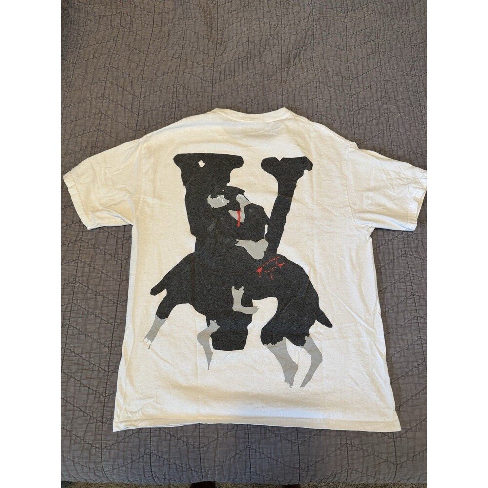 Vlone City Morgue Doberman White Tee Sz L